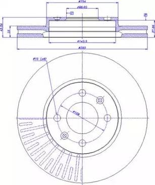 CAR 142.584 - Bremžu diski www.autospares.lv