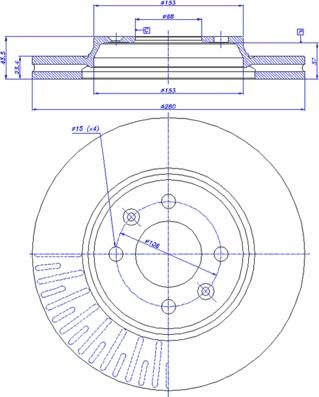 CAR 142.580 - Bremžu diski www.autospares.lv