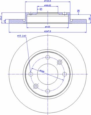 CAR 142.534 - Bremžu diski www.autospares.lv