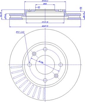 CAR 142.530 - Brake Disc www.autospares.lv