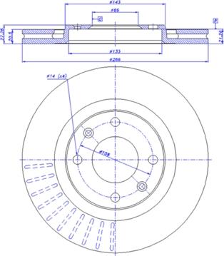 CAR 142.531 - Bremžu diski www.autospares.lv