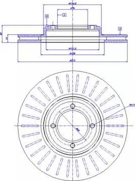 TRW DF1210 - Bremžu diski www.autospares.lv