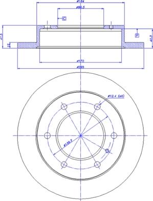 Delphi BG2755 - Bremžu diski autospares.lv