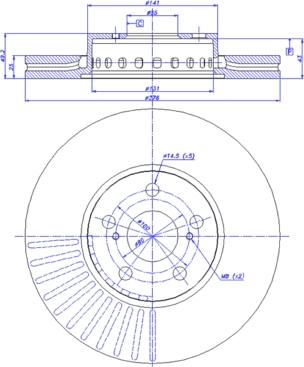 CAR 142.644 - Bremžu diski www.autospares.lv