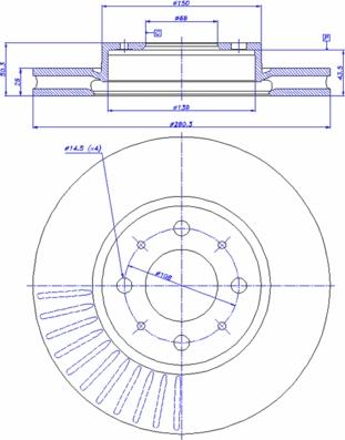 CAR 142.664 - Bremžu diski www.autospares.lv