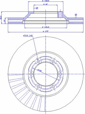 Quinton Hazell 3563100709 - Bremžu diski www.autospares.lv