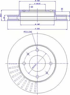 CAR 142.670 - Тормозной диск www.autospares.lv