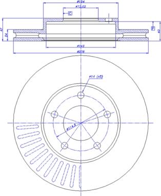 CAR 142.048 - Bremžu diski www.autospares.lv