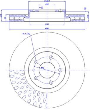 CAR 142.003 - Bremžu diski www.autospares.lv