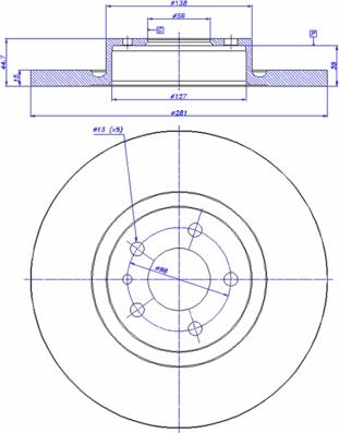 CAR 142.013 - Bremžu diski www.autospares.lv