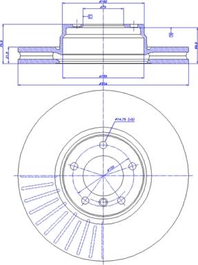 Ferodo DDF832-1 - Bremžu diski www.autospares.lv