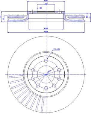 CAR 142.030 - Bremžu diski www.autospares.lv