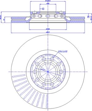 Triscan 8120 29160 - Bremžu diski www.autospares.lv