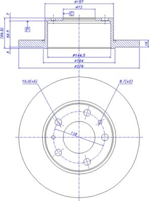 CAR 142.199 - Bremžu diski www.autospares.lv