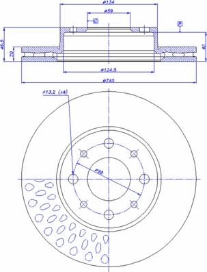 CAR 142.195 - Bremžu diski www.autospares.lv