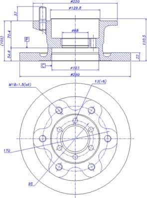 CAR 142.196 - Bremžu diski www.autospares.lv