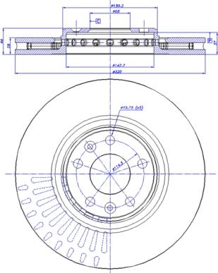 CAR 142.1494 - Bremžu diski www.autospares.lv