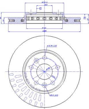 CAR 142.1497 - Bremžu diski www.autospares.lv