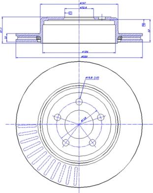 CAR 142.1447 - Bremžu diski www.autospares.lv