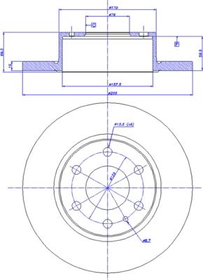 CAR 142.1459 - Bremžu diski www.autospares.lv