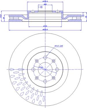 CAR 142.1450 - Bremžu diski www.autospares.lv