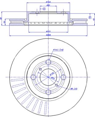 CAR 142.1438 - Bremžu diski www.autospares.lv