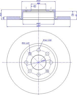 CAR 142.1423 - Bremžu diski www.autospares.lv