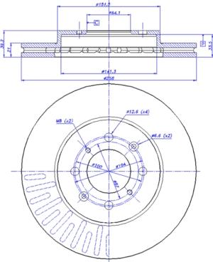 CAR 142.1422 - Bremžu diski www.autospares.lv