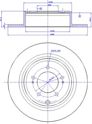 CAR 142.1478 - Bremžu diski www.autospares.lv