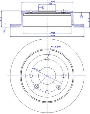 CAR 142.1545 - Bremžu diski www.autospares.lv