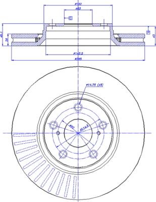 CAR 142.1542 - Bremžu diski www.autospares.lv