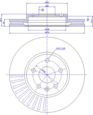 CAR 142.1554 - Bremžu diski www.autospares.lv