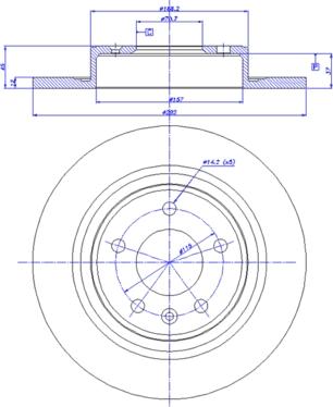 CAR 142.1556 - Bremžu diski www.autospares.lv