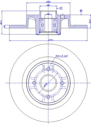 CAR 142.1509 - Bremžu diski www.autospares.lv