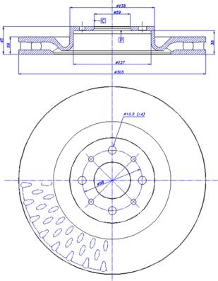 CAR 142.1500 - Bremžu diski www.autospares.lv