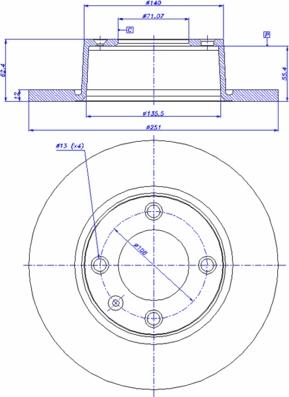 Metelli 230323 - Bremžu diski www.autospares.lv