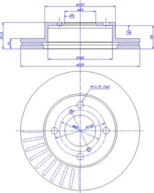 CAR 142.1534 - Bremžu diski www.autospares.lv