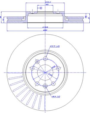 CAR 142.1524 - Bremžu diski www.autospares.lv