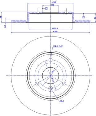 CAR 142.1525 - Bremžu diski www.autospares.lv