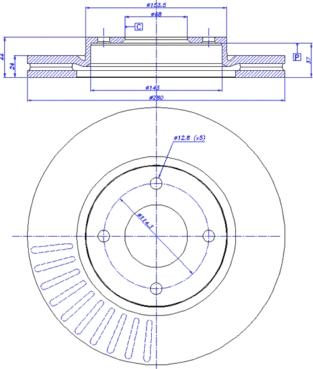 CAR 142.1571 - Bremžu diski www.autospares.lv