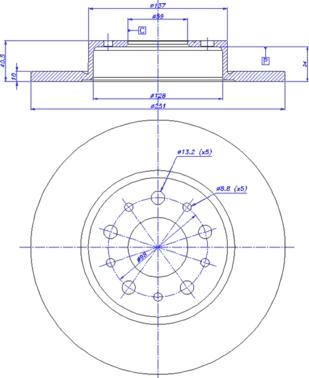 CAR 142.1577 - Bremžu diski www.autospares.lv