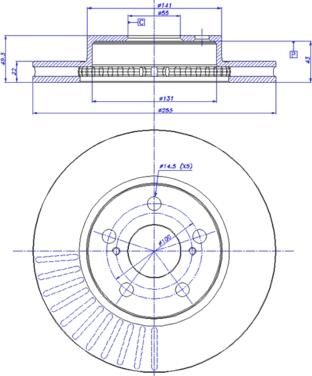 CAR 142.1615 - Bremžu diski www.autospares.lv