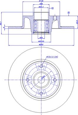 CAR 142.1059 - Bremžu diski www.autospares.lv