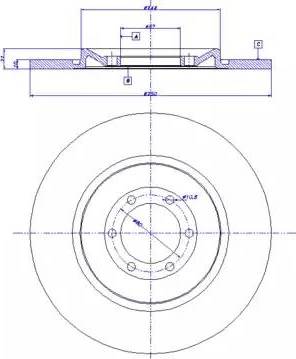 Delphi BG2169 - Bremžu diski www.autospares.lv