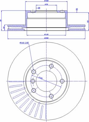 CAR 142.101 - Тормозной диск www.autospares.lv