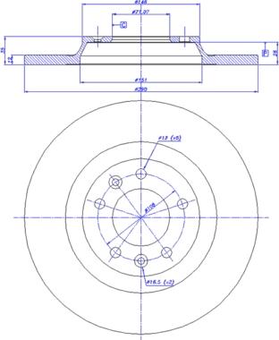 CAR 142.1082 - Bremžu diski www.autospares.lv