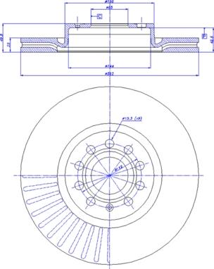 CAR 142.1023 - Тормозной диск www.autospares.lv