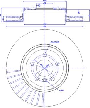 CAR 142.1075 - Bremžu diski www.autospares.lv