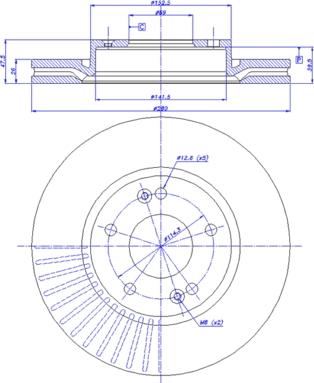 CAR 142.1156 - Bremžu diski www.autospares.lv