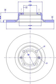 CAR 142.110 - Тормозной диск www.autospares.lv